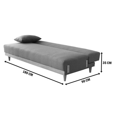 Sofá Cama Florida Marfil 3 Cuerpos - 9