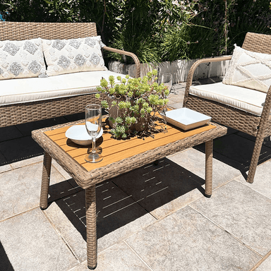 JUEGO LIVING ELBARCO.CL S011/FLOR TERRAZA FLORENCIA 4 PERSONAS - 7