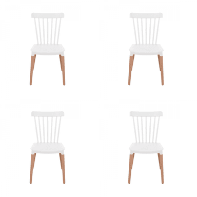 SILLA WINDSOR BLANCA PACK 4 UNIDADES - 1