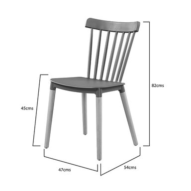 SILLA WINDSOR BLANCA PACK 4 UNIDADES - 5
