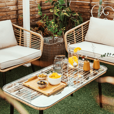 JUEGO LIVING ELBARCO.CL BALI20M TERRAZA BALI COJÍN MARFIL 4 PERSONAS - 3