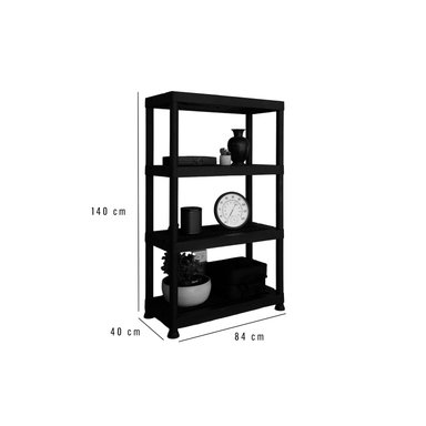 ESTANTE PLÁSTICO X-TREME 4 REPISAS 84X40X140CM - 7
