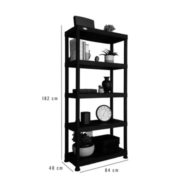ESTANTE PLÁSTICO X-TREME 5 REPISAS 84X40X182CM - 8