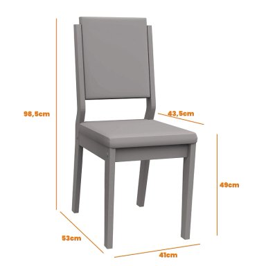 JUEGO DE COMEDOR AREZZO 160X90 CM 6 SILLAS BEIGE - 6