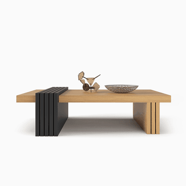 MESA DE CENTRO PRAGA FREIJO-PRETTO 107X60X33 CM - 5
