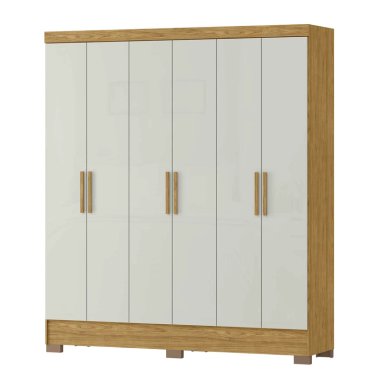 Closet 6 puertas Nativo Marrocos/ Off white 200,6x46,2x175,2 - 4