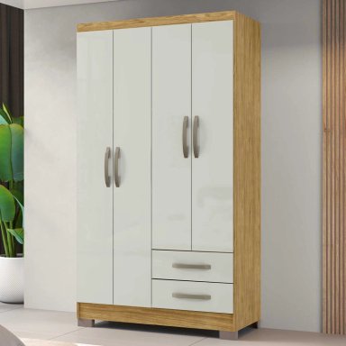 Closet 4 puertas Classic Marrocos/ Off white 188x46,5x104,8 - 1