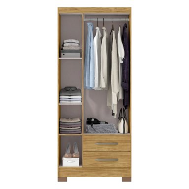 CLOSET 3 PUERTAS CLASSIC MARROCOS/ MARROCO RIPADO 188 X 80 X 46 - 3