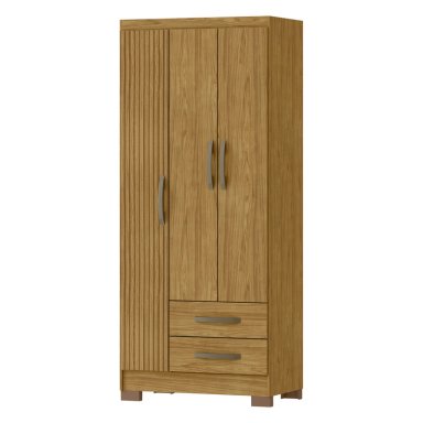CLOSET 3 PUERTAS CLASSIC MARROCOS/ MARROCO RIPADO 188 X 80 X 46 - 4