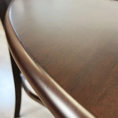 JUEGO DE COMEDOR JULIETTE CHOCOLATE EXTENDIBLE 6 SILLAS CAFE - 5