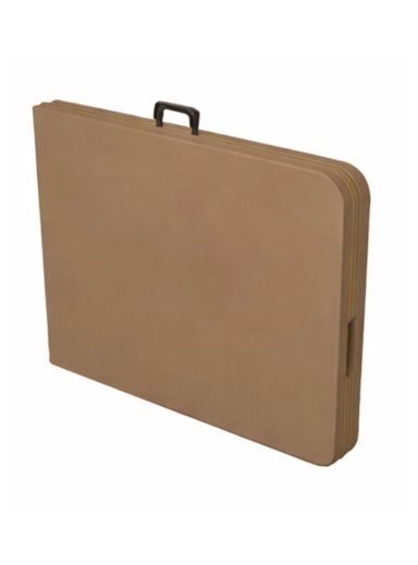 MESA TODODESCUENTO PLEGABLE MALETA 180CM TIPO RATTAN ARMA FÁCIL CAMPING - 4