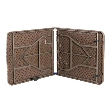MESA TODODESCUENTO PLEGABLE MALETA 180CM TIPO RATTAN ARMA FÁCIL CAMPING - 6