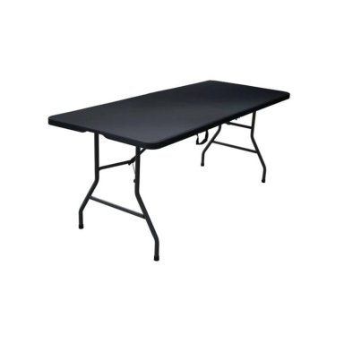 Mesa Plegable Negra 180 cm - 4