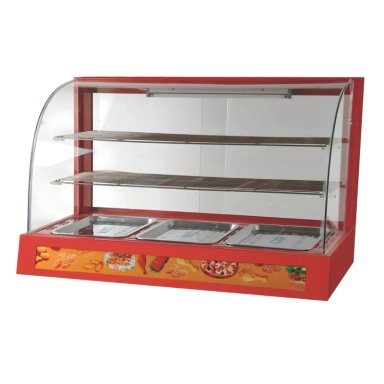 VITRINA SOBREMESA CALOR DH-3P BOZZO MANTENEDORA - 4