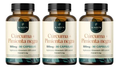 CURCUMA PREMIUM PACK - 3 FRASCOS (270 CAPSUSLAS) - 1