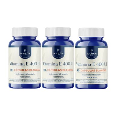 VITAMINA E 400UI PACK PREMIUM/3 FRASCOS/270 CAPSUSLAS BLANDA - 1