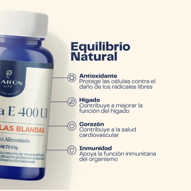 VITAMINA E 400UI PACK PREMIUM/3 FRASCOS/270 CAPSUSLAS BLANDA - 3