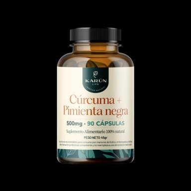 CURCUMA + PIMIENTA PREMIUM 90 TABLETAS - 1