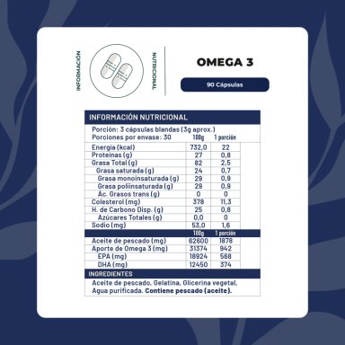 OMEGA3 PREMIUM PACK/3 FRASCOS/270 CAPSUSLAS CAPSULA BLANDA - 2