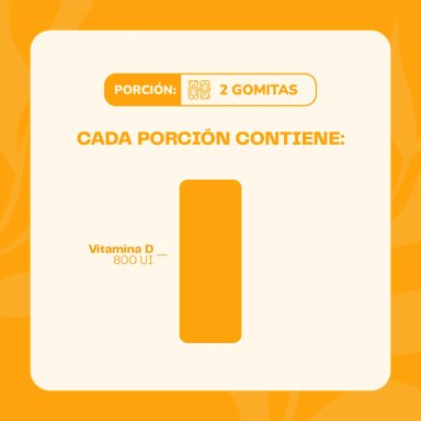 PACK GOMITAS VITAMINA D3 180 UNIDADES - 5