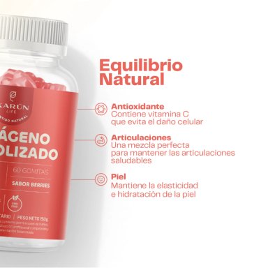 2 FRASCOS X 60UN | COLAGENO + VITAMINA C GOMITAS. - 2