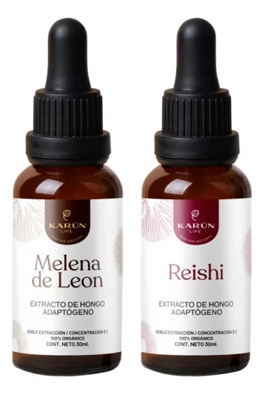 MELENA DE LEON + REISHI HONGOS PACK EXTRACTO GOTAS 30ML - 1