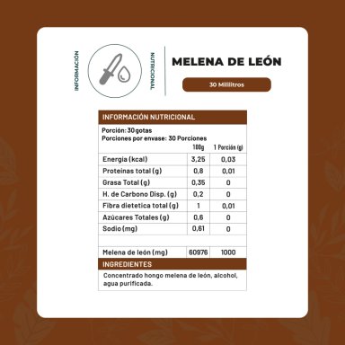 MELENA DE LEON + REISHI HONGOS PACK EXTRACTO GOTAS 30ML - 5