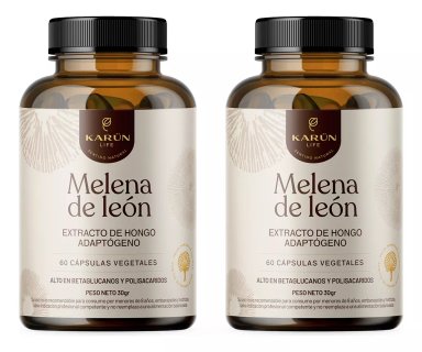 MELENA DE LEON HONGO 500MG - 120 CAPSULAS - MEMORIA - 1