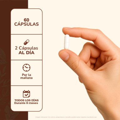 MELENA DE LEON HONGO 500MG - 120 CAPSULAS - MEMORIA - 4