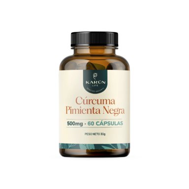 CURCUMA + PIMIENTA 60 CAPSULAS - 1