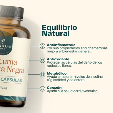 CURCUMA + PIMIENTA 60 CAPSULAS - 3