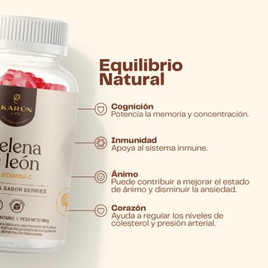 MELENA DE LEON HONGO - PACK 3 X GOMITAS 60 UNI - 3