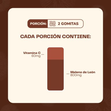 MELENA DE LEON HONGO - PACK 3 X GOMITAS 60 UNI - 5