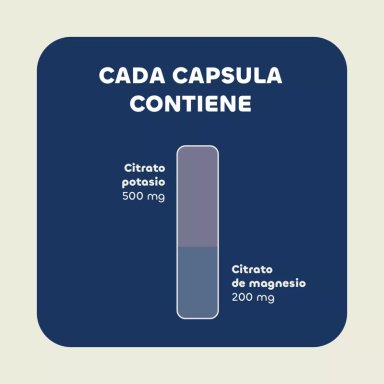 CITRATO DE MAGNESIO + CITRATO DE POTASIO 700MG - 60 CAP - 2