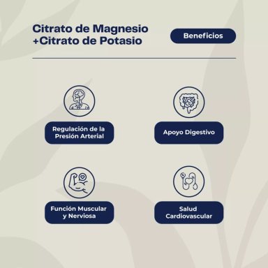 CITRATO DE MAGNESIO + CITRATO DE POTASIO 700MG - 60 CAP - 4
