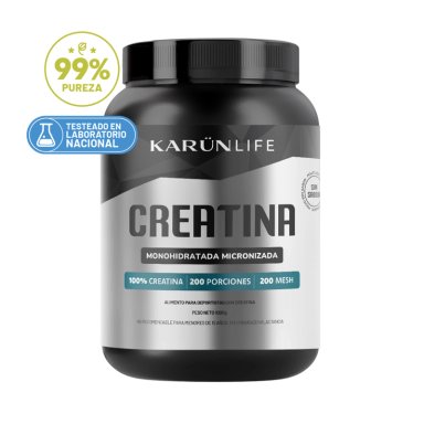 CREATINA MONOHIDRATADA POLVO 1KG KARUN LIFE - 1