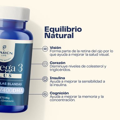OMEGA 3 PLUS 800 EPA 400 DHA CAPSULAS KARUN LIFE - 3