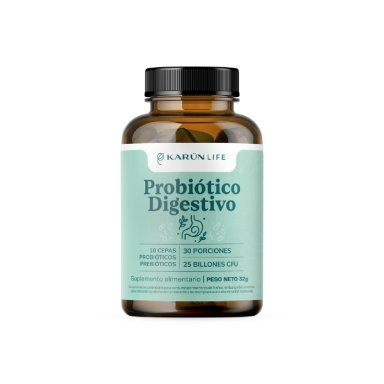 PROBIOTICO DIGESTIVO 60 CAPSULAS KARUN LIFE - 1