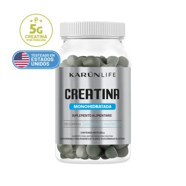 GOMITAS DE CREATINA MONOHIDRATADA 150 UN KARUN LIFE - 1