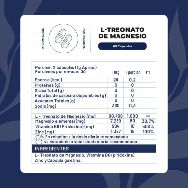 L TREONATO DE MAGNESIO 60 CAP KARUN LIFE - 2