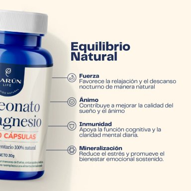 L TREONATO DE MAGNESIO 60 CAP KARUN LIFE - 3