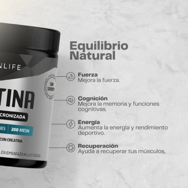 CREATINA MONOHIDRATADA EN POLVO 300 GRAMOS KARUN LIFE - 4