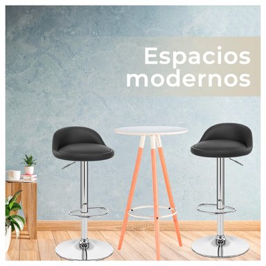 SILLA PISO BAR GLOBAL LATIN GROUP CUERO TABURETE - 4