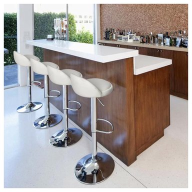 SILLAS GLOBAL LATIN GROUP 1600394 BLANCO PACK 3 PISO BAR - 6