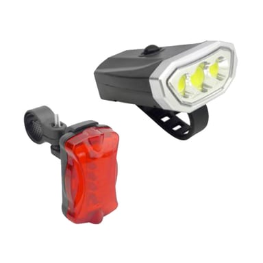 KIT LUCES LED DELANTERA TRASERA BICICLETA DLX - 1