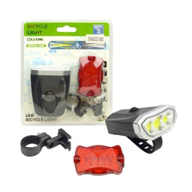 KIT LUCES LED DELANTERA TRASERA BICICLETA DLX - 4