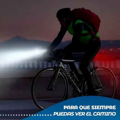 KIT LUCES LED DELANTERA TRASERA BICICLETA DLX - 5