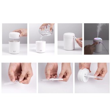 HUMIDIFICADOR IMPORTCLICK HOG.14 ULTRASÓNICO BLANCO 300 ML - 5