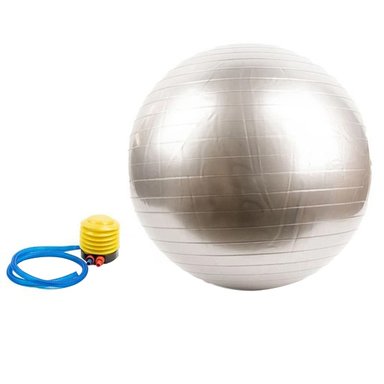 PELOTA YOGA DEPORTES PILATES 60 CM GRIS - 3