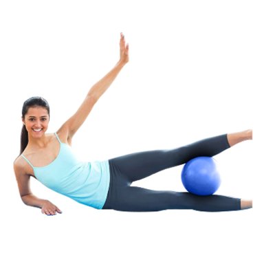 PELOTA YOGA DEPORTES PILATES PEQUEÑA AZUL - 3